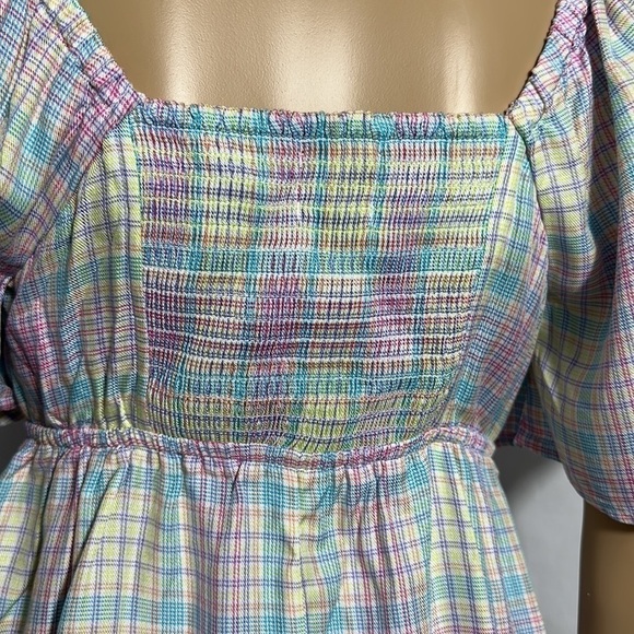 Isabel Maternity - Isabel & Ingrid Colorful Blouse Plaid (ELMRM5) - Picture 3 of 4